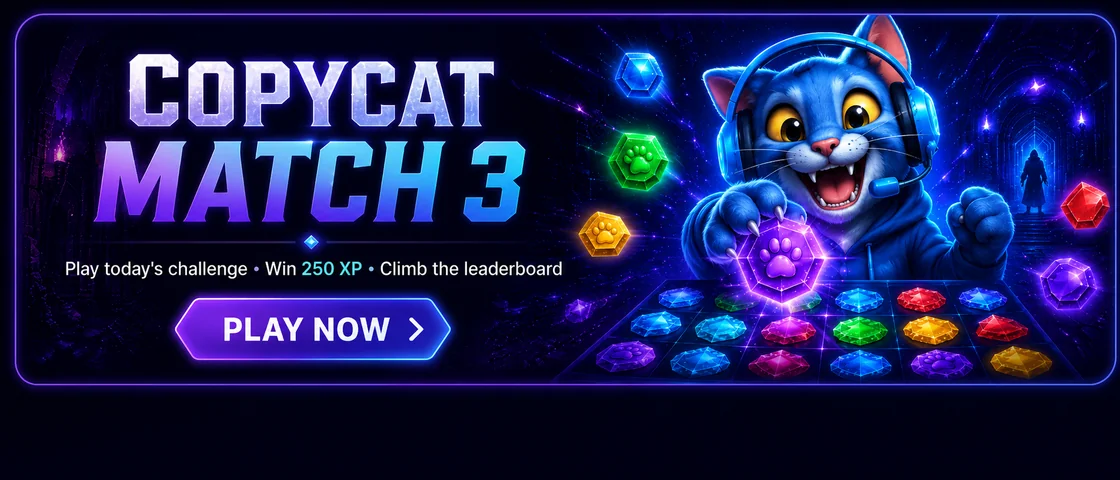 CopyCat Match 3 - Play today's challenge
